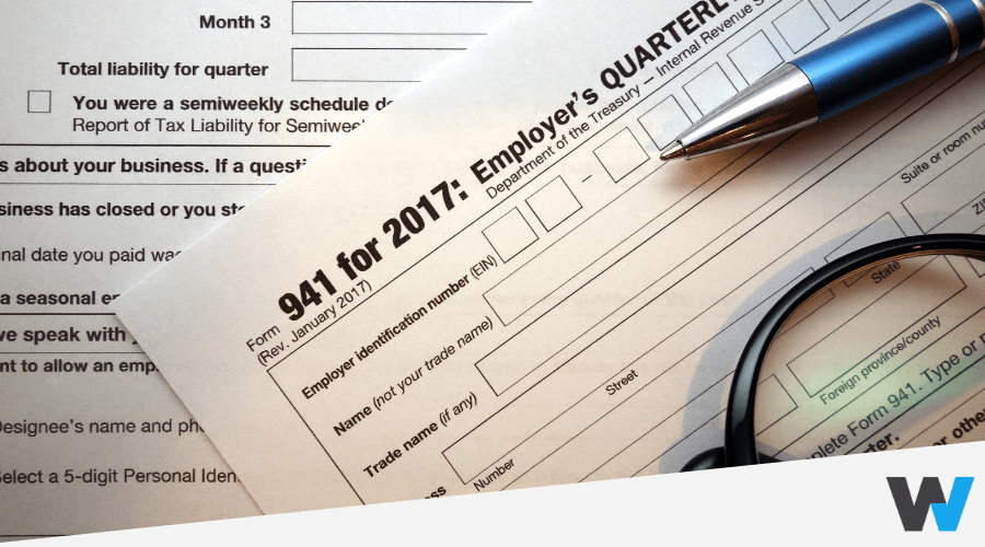Filling out Form 941