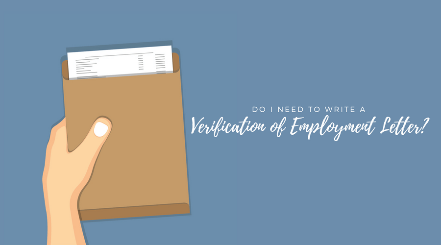 Verification of Employment Letter