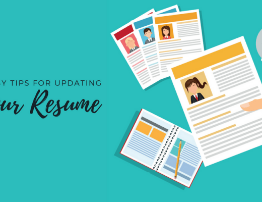 graphic of how to update resume